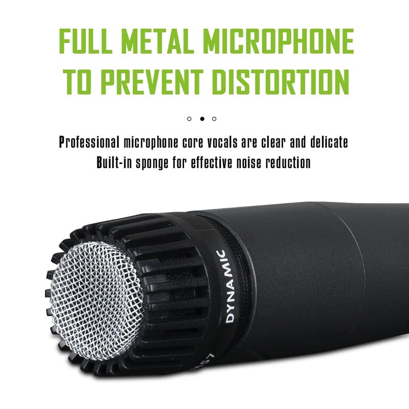 WEYMIC wm57 Dynamic Vocal Classic Style Microphone Audio Instrument Classic Professional Dynamic Cardioid Unidirectional - for Instruments, Drums, Percussion, Vocals(not Include Cable) - Image 5
